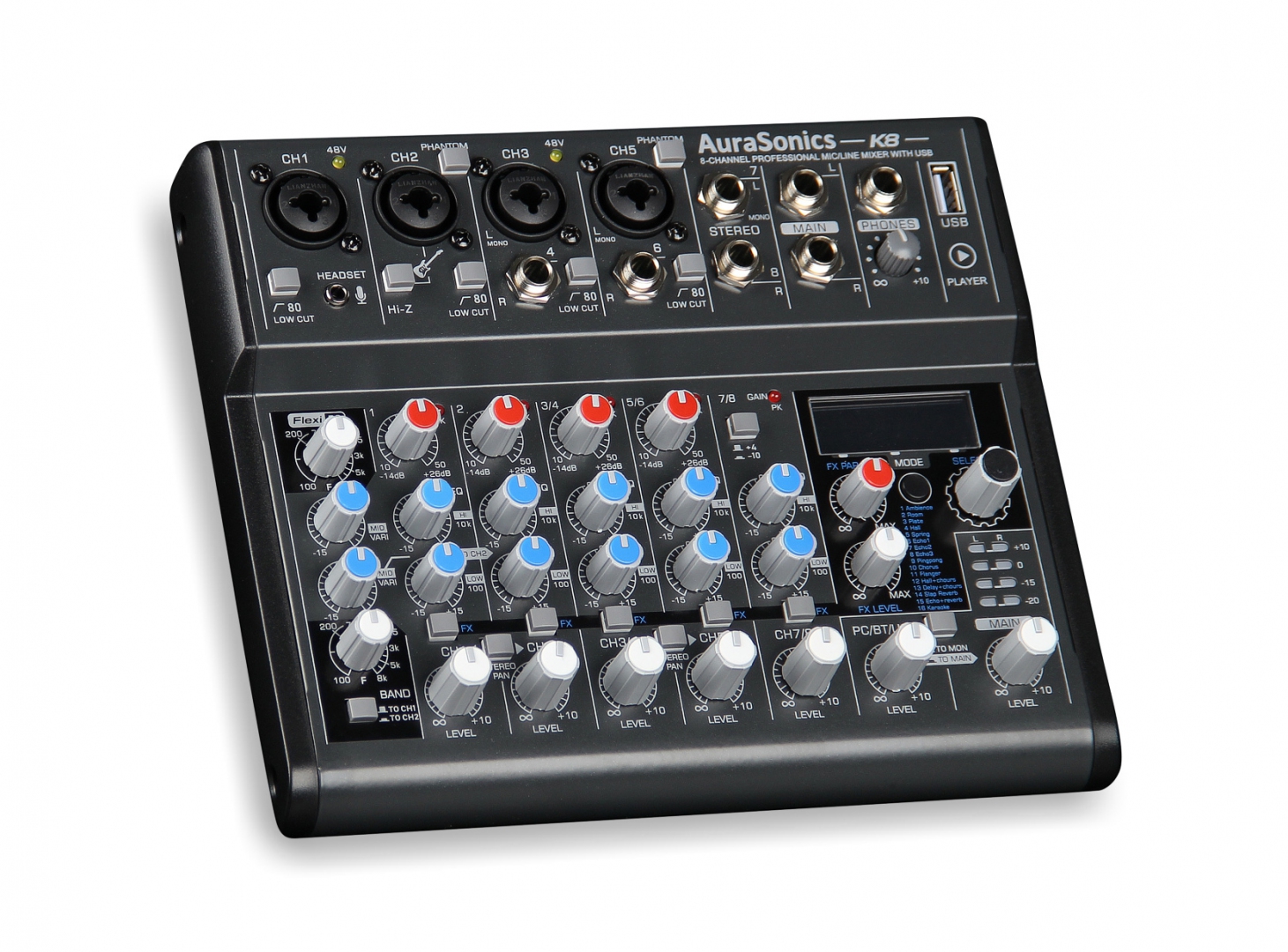 AuraSonics K8 компактный микшерный пульт в Ненецком АО