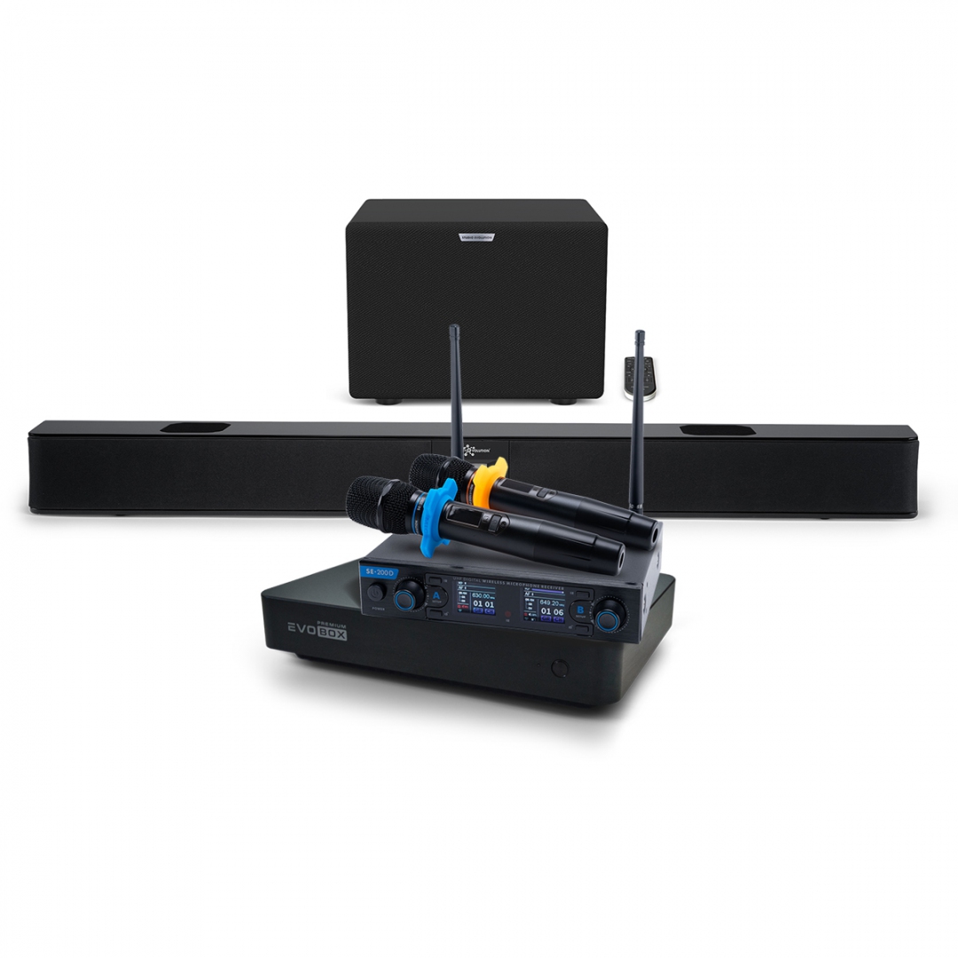 Hi-End караоке-система EVOBOX Premium + EvoSoundBar (саундбар с караоке) в Ненецком АО