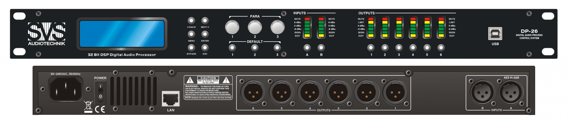 SVS Audiotechnik DP-26 Цифровой процессор: 2 входа 6 выходов в Ненецком АО