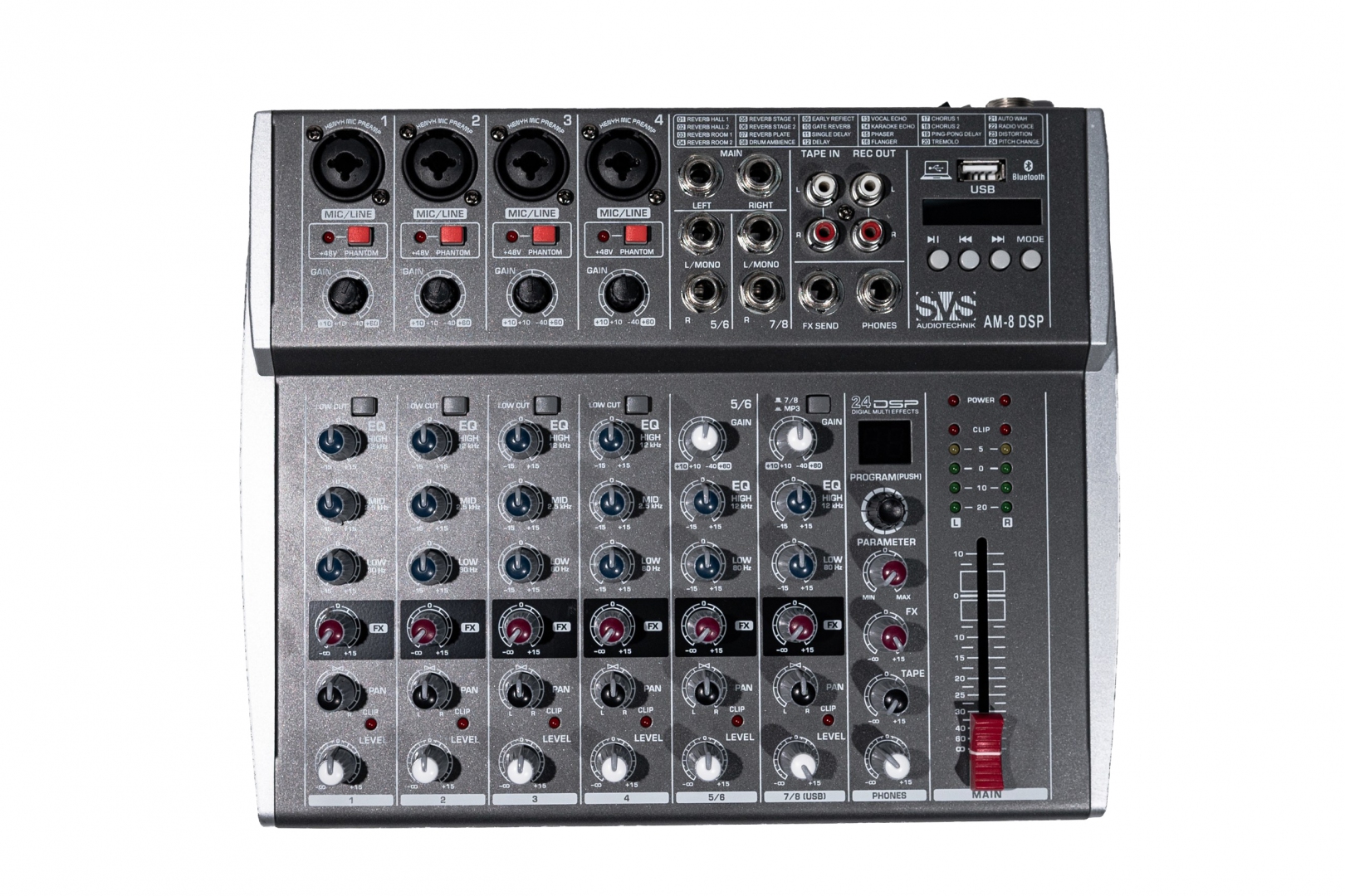 SVS Audiotechnik mixers AM-8 DSP Микшерный пульт аналоговый, 8-канальный в Ненецком АО